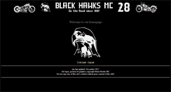 Desktop Screenshot of blackhawksmc.be
