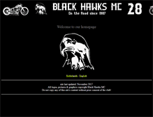 Tablet Screenshot of blackhawksmc.be